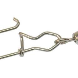 Emerillon Agrafe Fox Rage Strike Point Snap Swivels par 10 #1/0