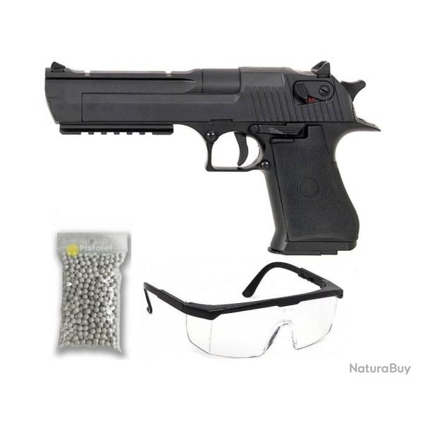 Pack R�plique airsoft Desert Eagle AEP �lectrique (Cyma)