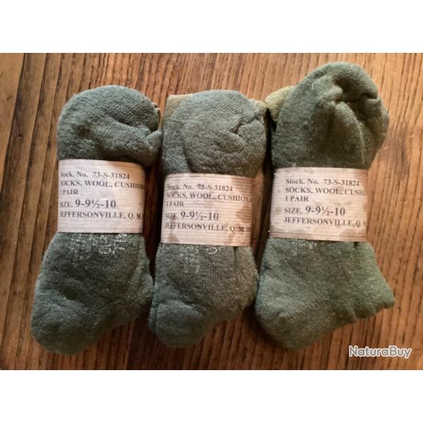 WW2: Paire de chaussettes rglementaires US
