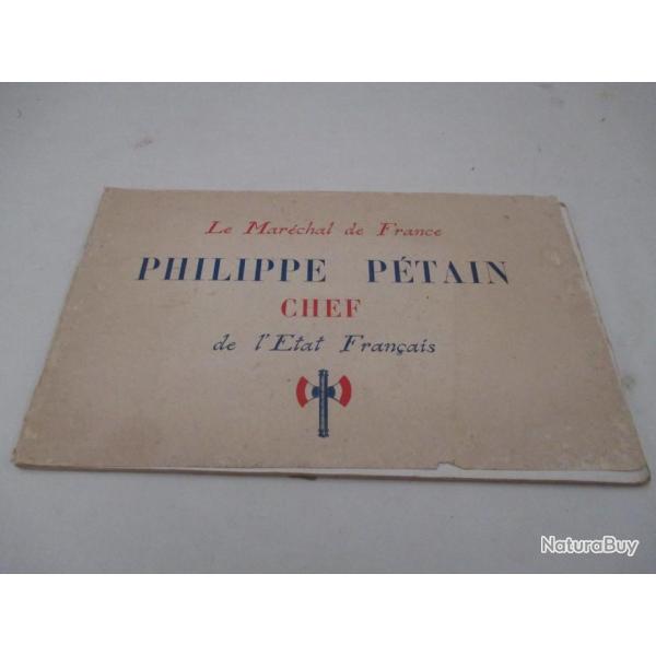 livre - rare - Philippe P�tain - 45 pages format 16 / 25 - tr�s bon �tat