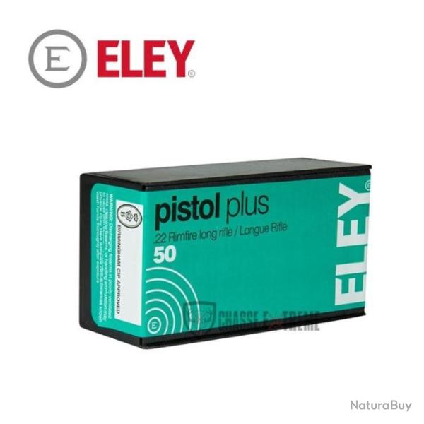 50 Munitions ELEY Pistol Plus Cal 22 Lr
