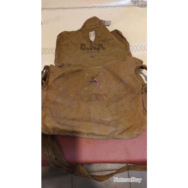 Militaria ww2 france musette anp31 mag francais