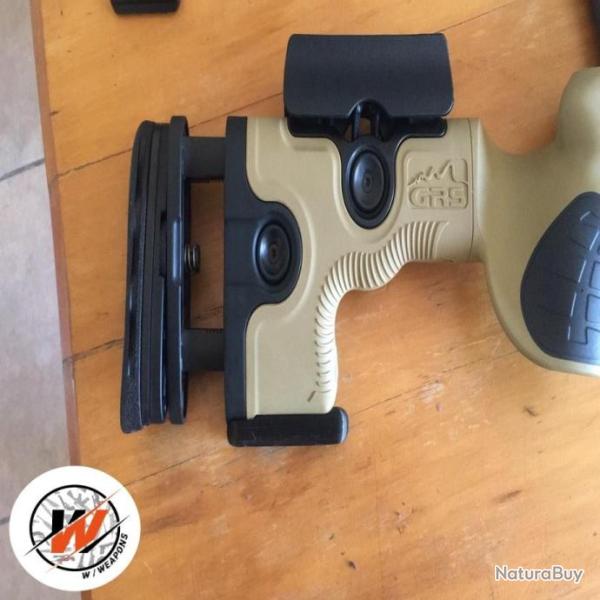 TIKKA T1X et T3/T3x  - Bag Rider SHORT 80 mm (Support de sac) pour Crosse GRS WARG Mod. TIKKA