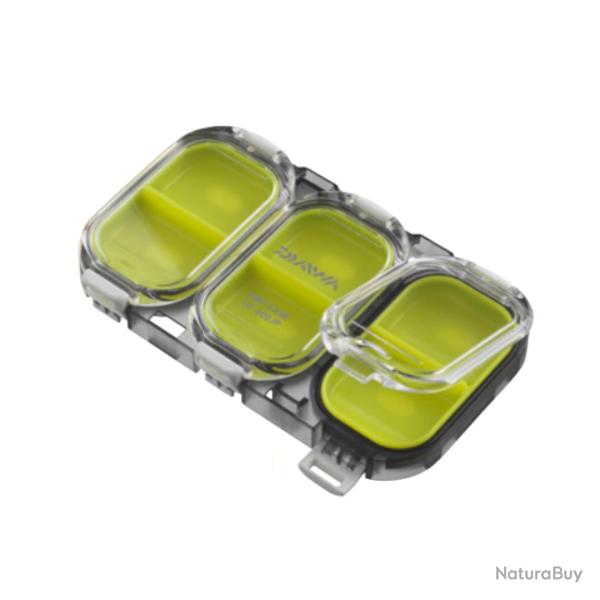 Bo�te de Rangement Daiwa Jumelable C Smoke Vert 6 compartiments 11 x 6,7 x 1,5cm