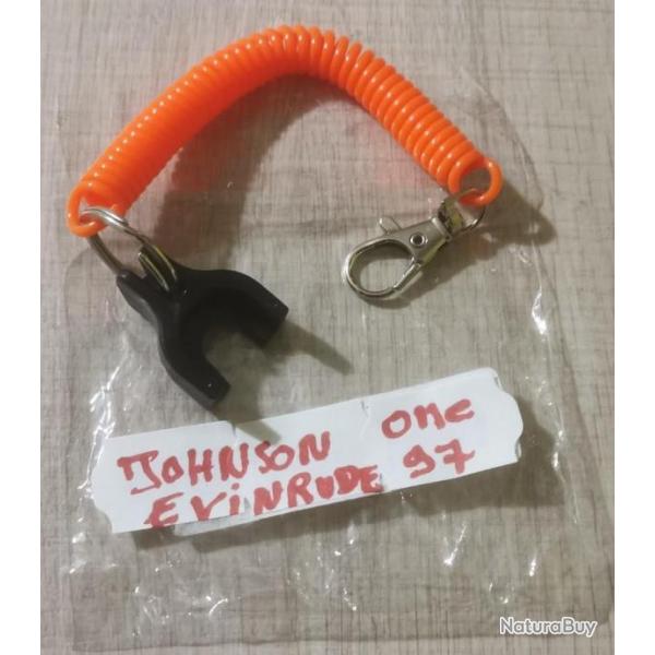 NEUF a saisir Cordon coupe circuit  Johnson Evinrude OMC ( modele 97} Hors bord  TRANSPORT GRATUIT