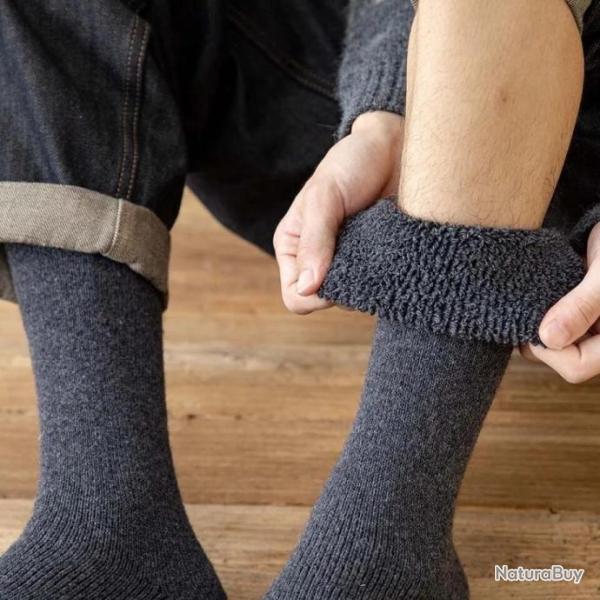 3x Chaussettes longues en laine m�rinos 3 paires PROMO ! A