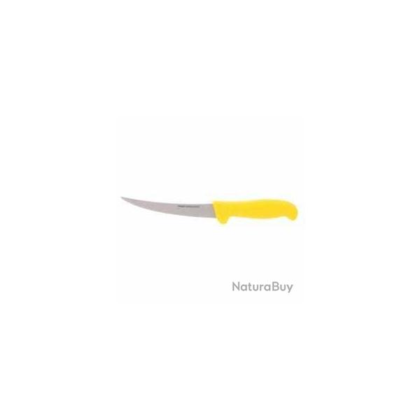 PRADEL EXCELLENCE THIERS COUTEAU DESOSSER FLEXIBLE 15 CM MANCHE JAUNE SOUS BLISTER