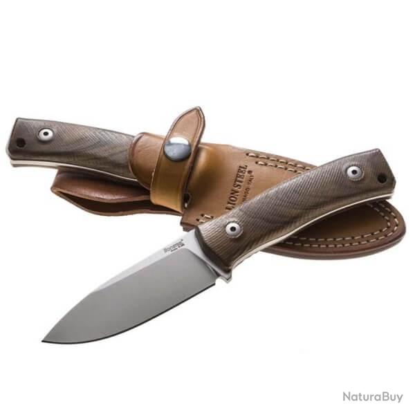 M4.WN Couteau fixe Lionsteel s�rie "M4" noyer