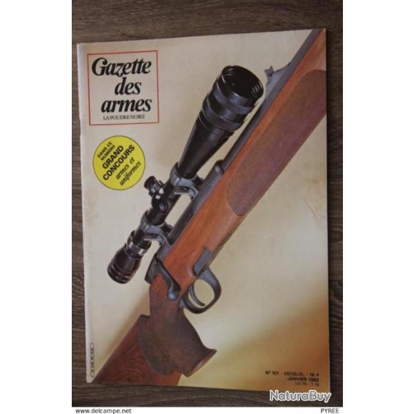 GAZETTE DES ARMES N� 101 1982 MANUFACTURE KLIGENTHAL MUTZIG REVOLVER GALAND 1870 FM BREN CARABINE ST
