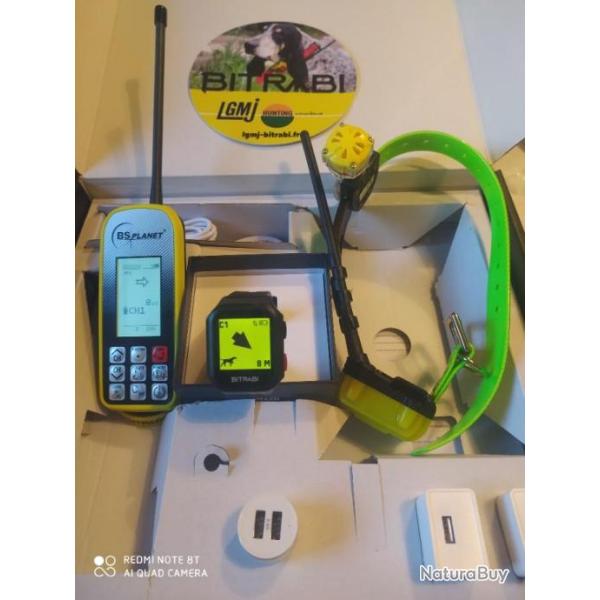BITRABI KIT BECASSE MITO 5100 BEEPER AVEC LOCALISATEUR 103  BT + MONTRE DE CHASSE