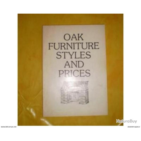 Livre ancien sur les styles et prix des meubles amricains en chne en 1897 !