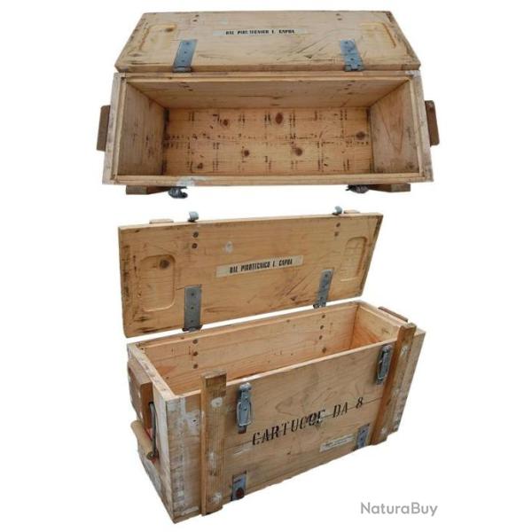 Caisse � munition en bois de surplus 65x23x32