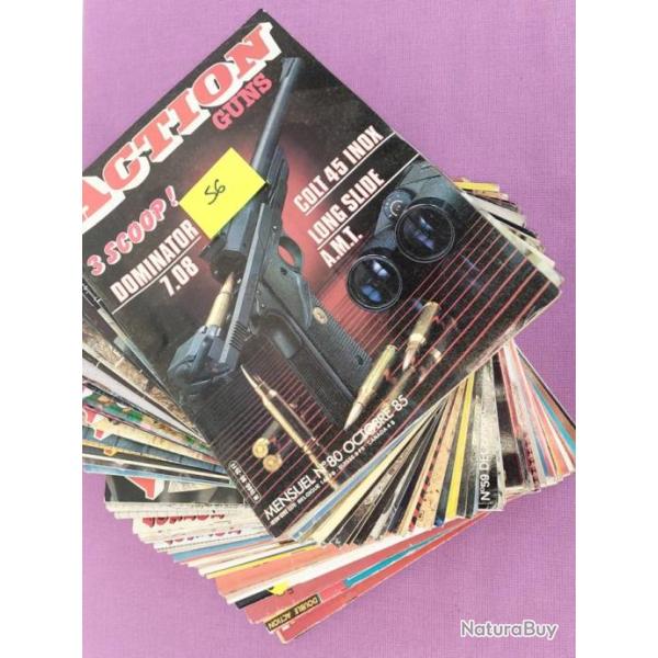 Revue ACTION du numro 2 au numro 80 compose de 50 exemplaires