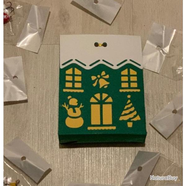 Bo�te cadeaux  4 petits ou grands leurres bo�te myst�re sp�cial p�che & No�l ! Cadeaux jeune p�cheur