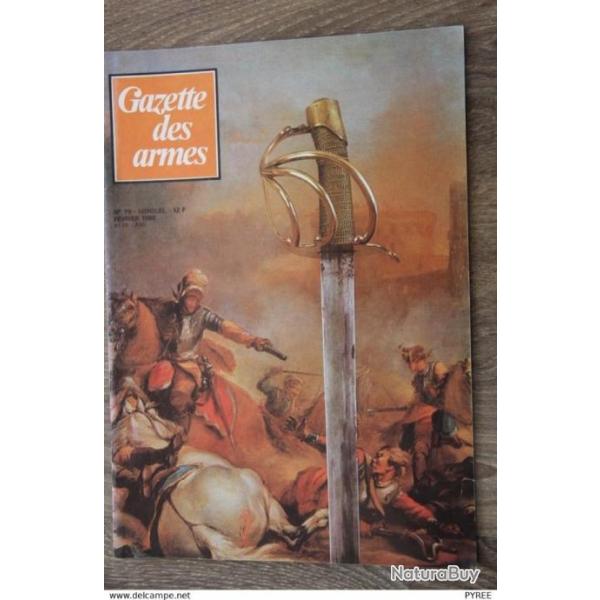 GAZETTE DES ARMES N� 79 1980 CHASSEPOT 1862 ASTRA 250 M16 COLT ARMES BLANCHES FRAN�AISES PARAS FRAN�