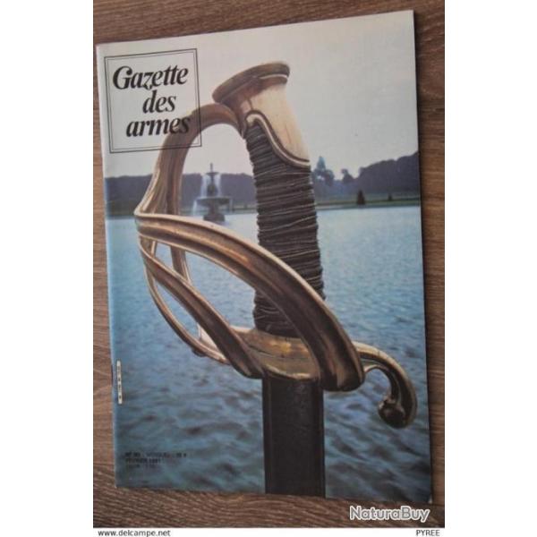 GAZETTE DES ARMES N� 89 1981 PISTOLET MITRAILLEUR R�SISTANCE POLONAISE CHASSEPOT ARMES BLANCHES REST
