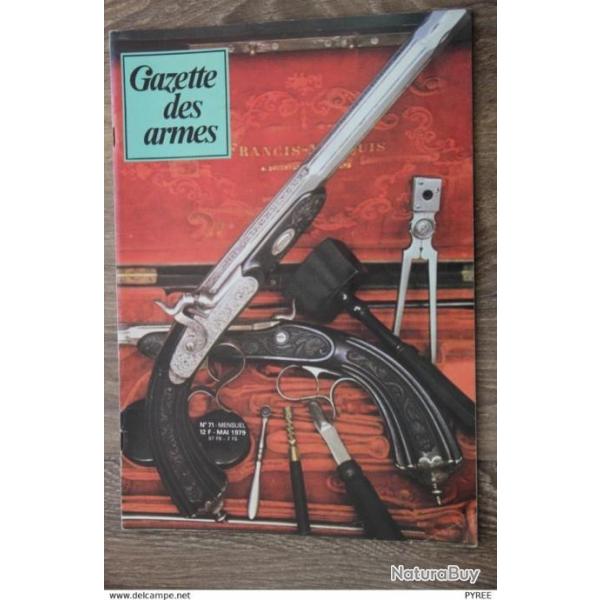 GAZETTE DES ARMES N� 71 1979 SIG SAUER P220 SYSTEME EVANS PISTOLET DUEL