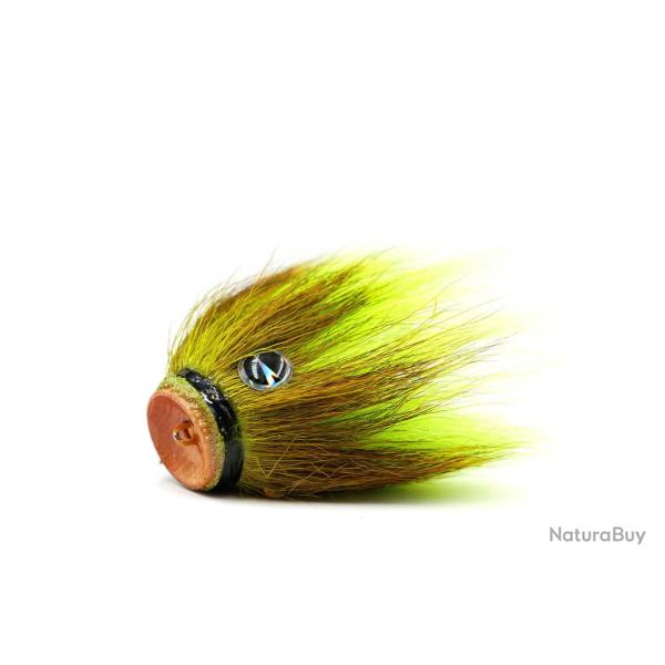 T�te Plomb�e VMC Mustache Shallow 22g 22g Chartreuse