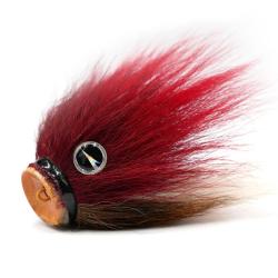 T&ecirc;te Plomb&eacute;e VMC Mustache Shallow 22g 22g Red Hot