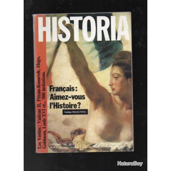 historia 431 octobre 1982, vin et histoire, les chartrons de bordeaux, vatican II , gobineau