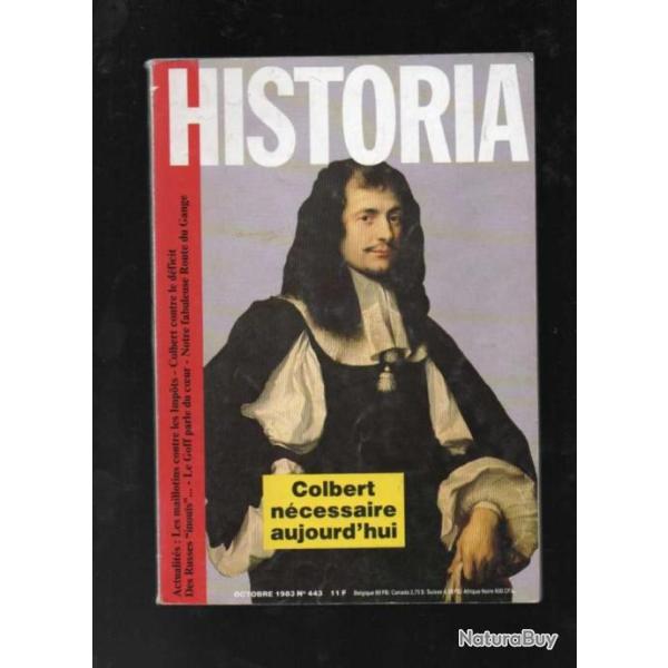 historia 443 octobre 1983, jean cocteau, andr� ch�nier fasciste, mort de cook, souvenirs des russies