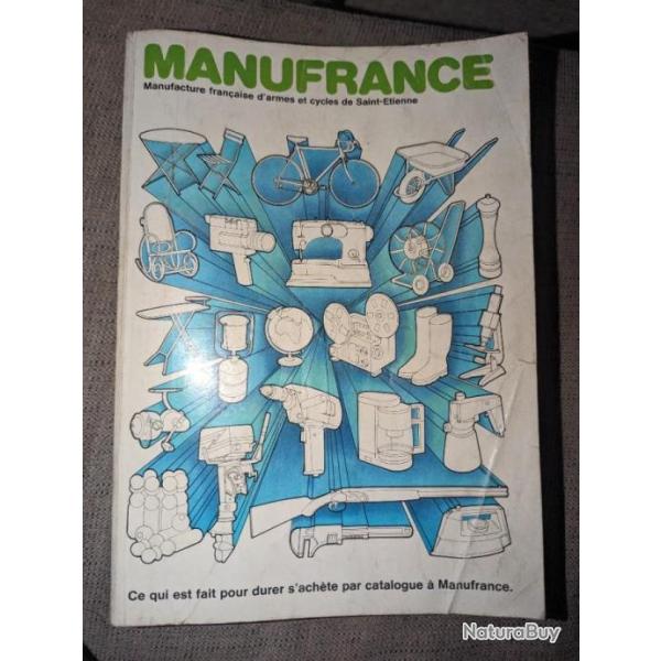 Catalogue Manufrance 1976 dans un excellent tat de conservation. Prsentation dtaille des fusils