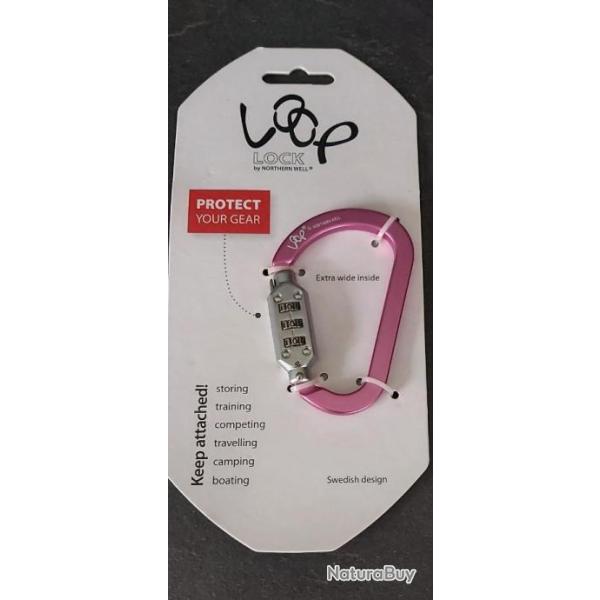 Superbe  mousquetons � codes Loop lock