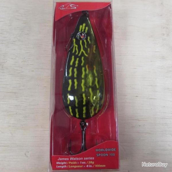 Cuiller ondulante RIVER2SEA worldwide spoon 100 coloris pike