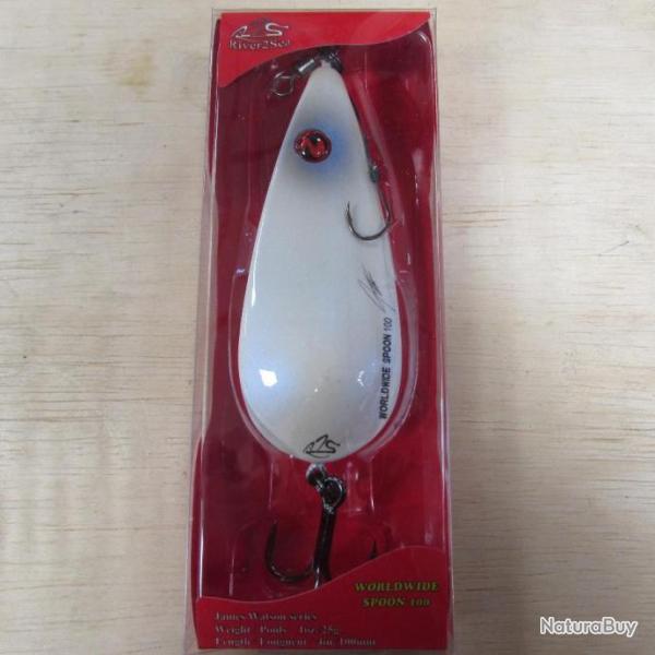 Cuiller ondulante RIVER2SEA worldwide spoon 100 coloris powder