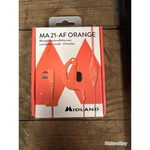 Oreillette avec connecteur coud� MIDLAND