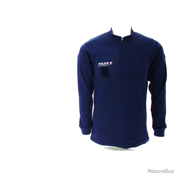 Polo manches longues Police Nationale