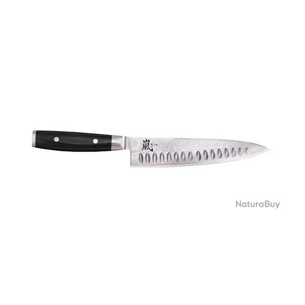 Couteau de chef Yaxell RAN - Chef alv�ol� lame 200 mm