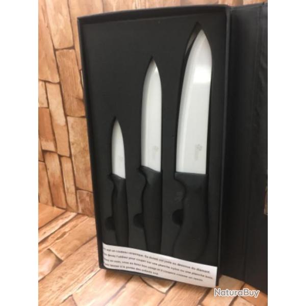 Ensemble de couteaux cramique