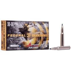 LOT DE 40 MUNITIONS FEDERAL TERMINAL ASCENT CAL 30 06 SPRG  175GR