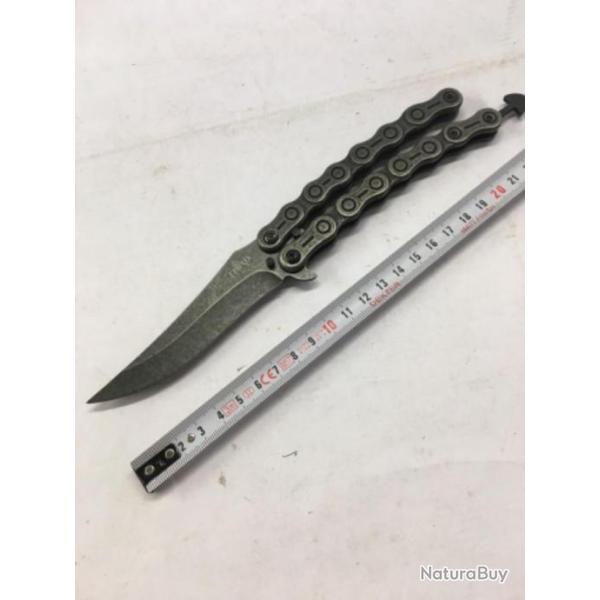 Couteau papillon ��cha�ne de v�lo��