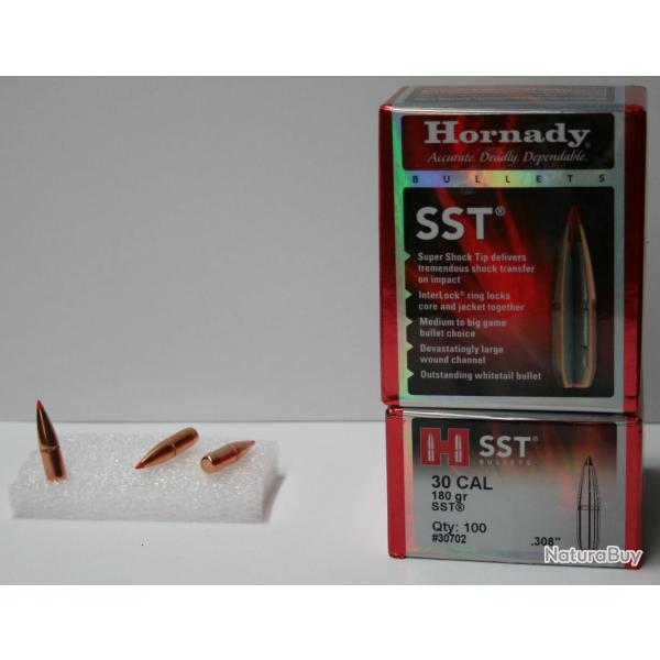 OGIVE HORNADY 30702 CAL. 30 180 GR SST X100