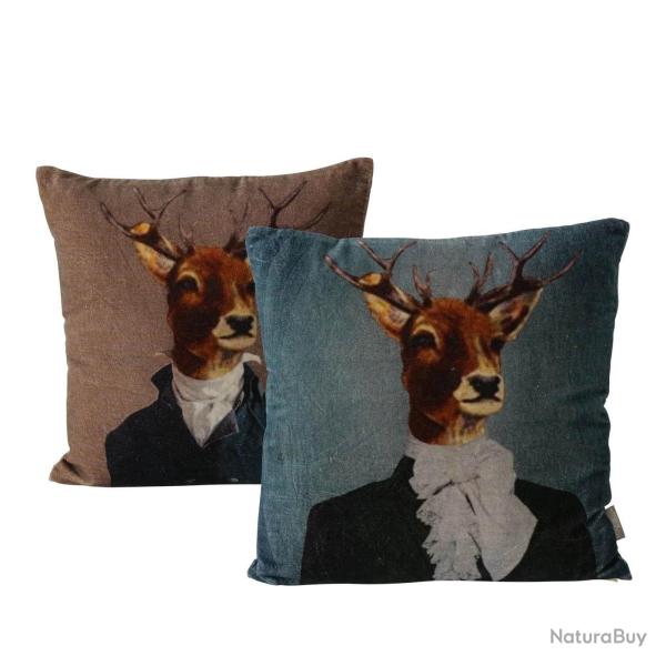 Set 2 coussins Cerf habill�