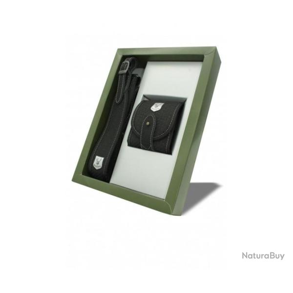 Coffret cadeau RISERVA r�f R 3100 bretelle carabine et pochette � balles
