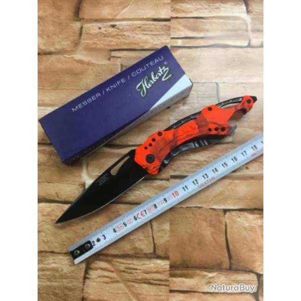 Couteau herbertz orange camoufl�
