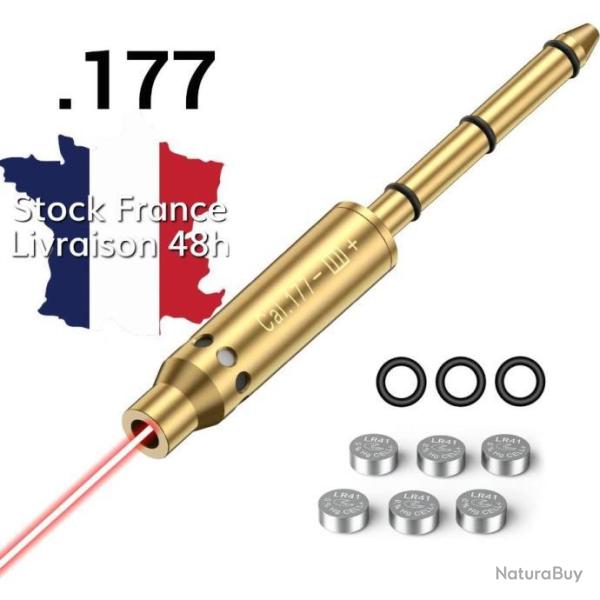 Collimateur laser � mettre en bout de canon calibre 17 HMR et 4.5 - Envoi rapide depuis la France