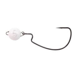 T&ecirc;te plomb&eacute;e Spro FreeStyle Rigged Bottom Jigs Glow 1/0 10g