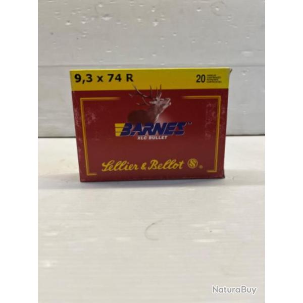 NEUF !!!! BALLES SELLIER ET BELLOT 9,3X74R BARNES XLC