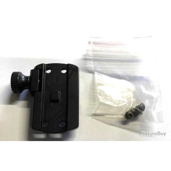 Montage acier RUSAN QD  - pour AIMPOINT H1/H2 - pour Rail WEAVER & Picatinny