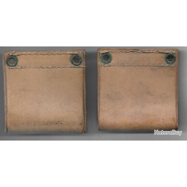 Lot de 2 Passants Cuir adaptation pour Syst�me crochet us Indochine-Alg�rie