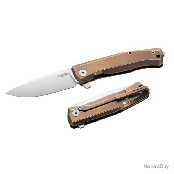 MT01.BR Couteau pliant Lionsteel "Myto" Titanium bronze avec outils de serrage