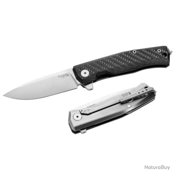 MT01.CF Couteau pliant Lionsteel "Myto" Titanium/fibre de carbone avec outils de serrage