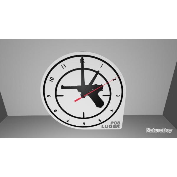 Horloge Style LUGER P08
