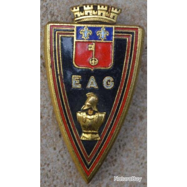 Ecole d'Application du G�nie, �mail, dos guilloch�, 1 pastille lisse