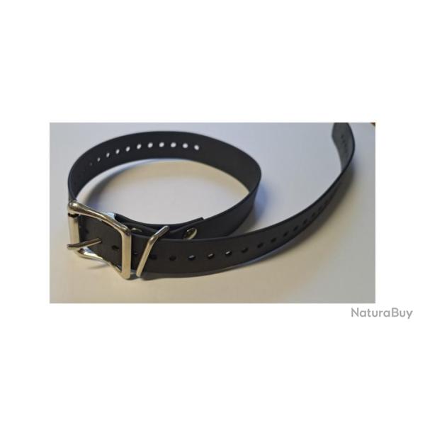 BF23 ! Sangle noire mate d'origine SportDog 25 mm pour collier GPS