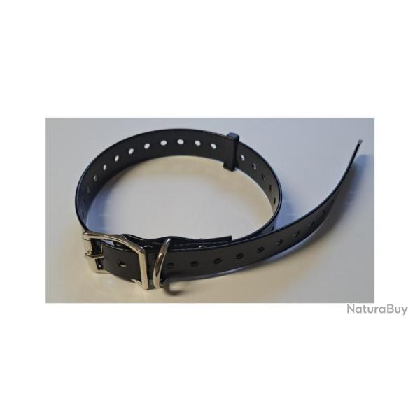BF23 ! Sangle noire brillante d'origine SportDog 25 mm pour collier GPS
